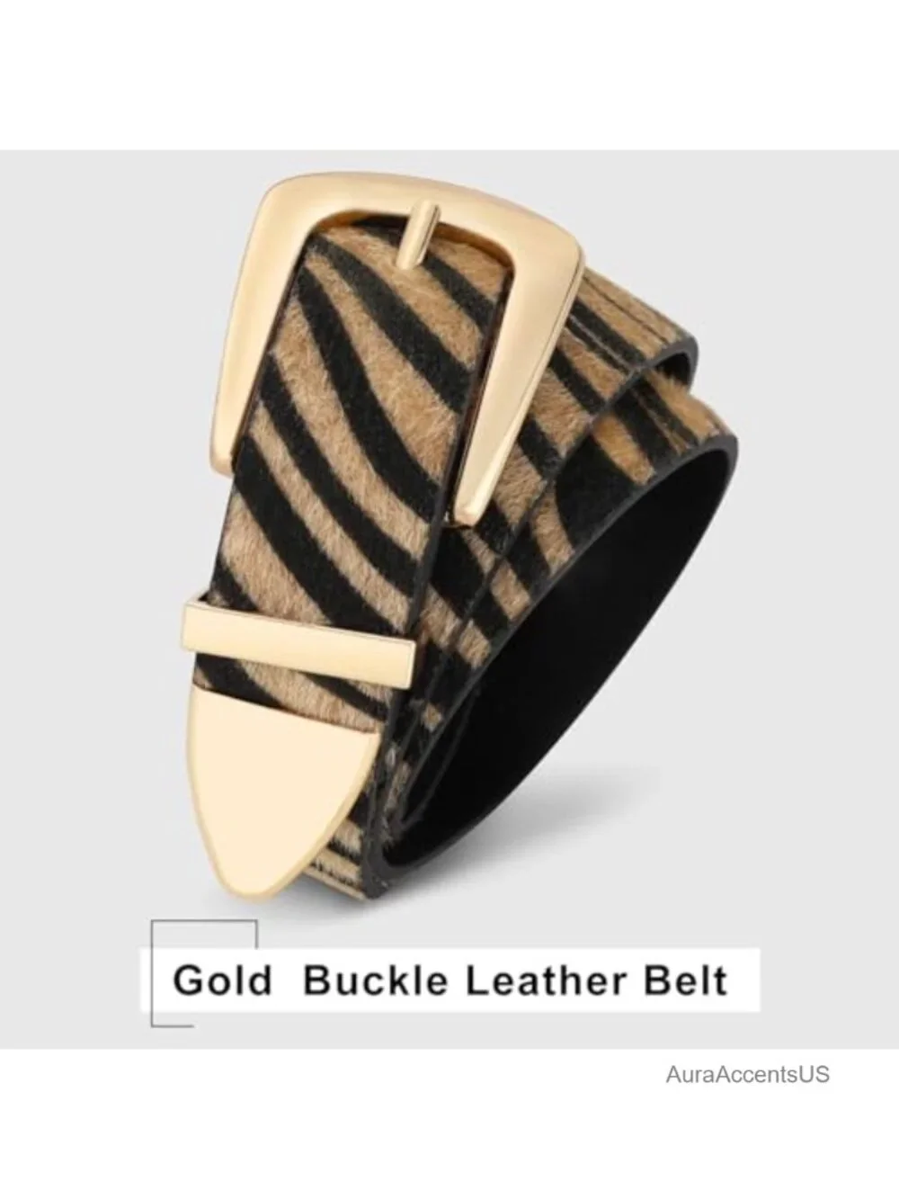 Women's Faux Leather Western Belt 1.1